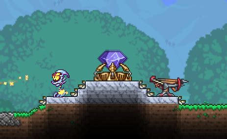 However the Eternian Mana crystals only occur in the event and vanish from the ground and from your inventory once. . Terraria eternia crystal